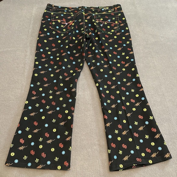 Vintage Ruff Ryders Denim Jeans‎ RR Embroidered Logo Baggy Mens 40-42 Rare - Picture 11 of 11